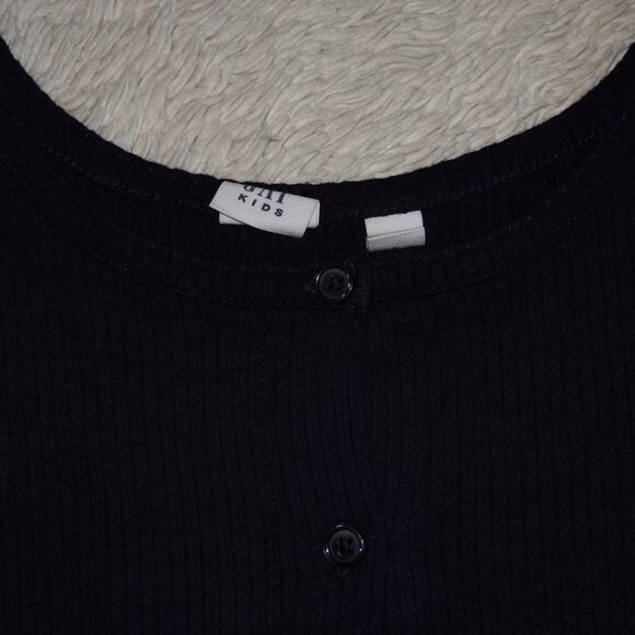 Girls Size Medium Gap Navy Short Sleeve A-Line Dress, Soft and Comfy, Like New - Picture 3 of 7